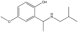  4-methoxy-2-{1-[(2-methylpropyl)amino]ethyl}phenol