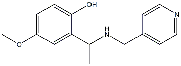 4-methoxy-2-{1-[(pyridin-4-ylmethyl)amino]ethyl}phenol