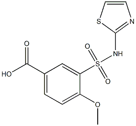 4-methoxy-3-(1,3-thiazol-2-ylsulfamoyl)benzoic acid