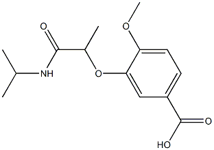 4-methoxy-3-[1-(propan-2-ylcarbamoyl)ethoxy]benzoic acid