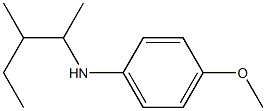 4-methoxy-N-(3-methylpentan-2-yl)aniline Structure