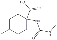 4-methyl-1-{[(methylamino)carbonyl]amino}cyclohexanecarboxylic acid