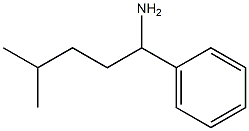 4-methyl-1-phenylpentan-1-amine