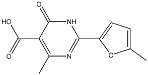 4-methyl-2-(5-methylfuran-2-yl)-6-oxo-1,6-dihydropyrimidine-5-carboxylic acid Structure