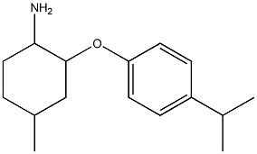 4-methyl-2-[4-(propan-2-yl)phenoxy]cyclohexan-1-amine