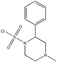 4-methyl-2-phenylpiperazine-1-sulfonyl chloride Structure