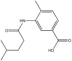 4-methyl-3-(4-methylpentanamido)benzoic acid|