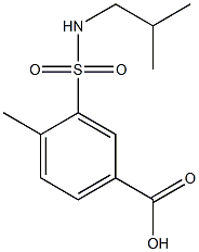 4-methyl-3-[(2-methylpropyl)sulfamoyl]benzoic acid