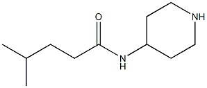 4-methyl-N-(piperidin-4-yl)pentanamide Structure