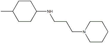 4-methyl-N-[3-(piperidin-1-yl)propyl]cyclohexan-1-amine Structure