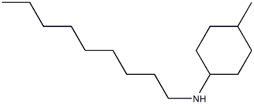 4-methyl-N-nonylcyclohexan-1-amine,,结构式