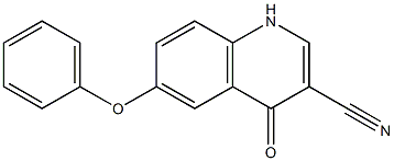 4-oxo-6-phenoxy-1,4-dihydroquinoline-3-carbonitrile Structure