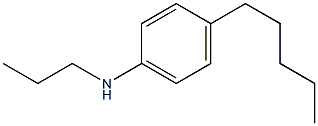 4-pentyl-N-propylaniline 结构式