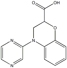 4-pyrazin-2-yl-3,4-dihydro-2H-1,4-benzoxazine-2-carboxylic acid