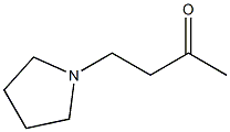 4-pyrrolidin-1-ylbutan-2-one Struktur