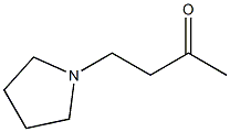 4-pyrrolidin-1-ylbutan-2-one 结构式