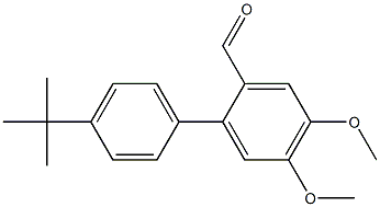 4'-tert-butyl-4,5-dimethoxy-1,1'-biphenyl-2-carbaldehyde