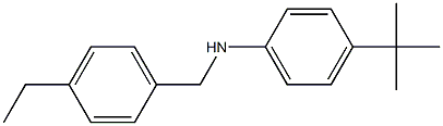 4-tert-butyl-N-[(4-ethylphenyl)methyl]aniline,,结构式