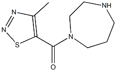 5-(1,4-diazepan-1-ylcarbonyl)-4-methyl-1,2,3-thiadiazole Structure