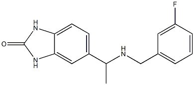 5-(1-{[(3-fluorophenyl)methyl]amino}ethyl)-2,3-dihydro-1H-1,3-benzodiazol-2-one