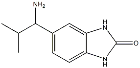 5-(1-amino-2-methylpropyl)-2,3-dihydro-1H-1,3-benzodiazol-2-one Structure