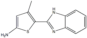 5-(1H-1,3-benzodiazol-2-yl)-4-methylthiophen-2-amine Structure