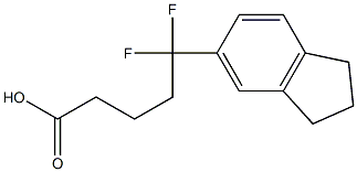 5-(2,3-dihydro-1H-inden-5-yl)-5,5-difluoropentanoic acid