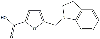 5-(2,3-dihydro-1H-indol-1-ylmethyl)furan-2-carboxylic acid|