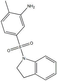 5-(2,3-dihydro-1H-indole-1-sulfonyl)-2-methylaniline