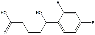 5-(2,4-difluorophenyl)-5-hydroxypentanoic acid