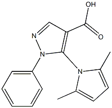 5-(2,5-dimethyl-1H-pyrrol-1-yl)-1-phenyl-1H-pyrazole-4-carboxylic acid