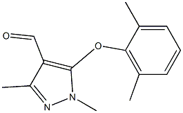 5-(2,6-dimethylphenoxy)-1,3-dimethyl-1H-pyrazole-4-carbaldehyde