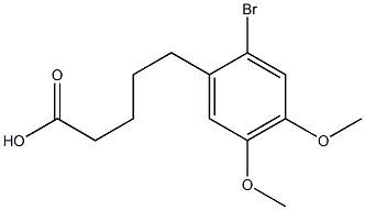 5-(2-bromo-4,5-dimethoxyphenyl)pentanoic acid