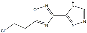 5-(2-chloroethyl)-3-(4H-1,2,4-triazol-3-yl)-1,2,4-oxadiazole