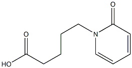 5-(2-oxo-1,2-dihydropyridin-1-yl)pentanoic acid 化学構造式