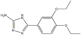 5-(3,4-diethoxyphenyl)-4H-1,2,4-triazol-3-amine Structure