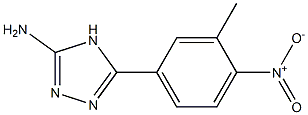 5-(3-methyl-4-nitrophenyl)-4H-1,2,4-triazol-3-amine Structure