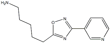 5-(3-pyridin-3-yl-1,2,4-oxadiazol-5-yl)pentan-1-amine