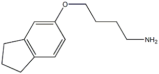 5-(4-aminobutoxy)-2,3-dihydro-1H-indene Structure