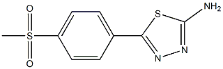 5-(4-methanesulfonylphenyl)-1,3,4-thiadiazol-2-amine