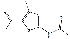 5-(acetylamino)-3-methylthiophene-2-carboxylic acid Structure