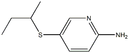 5-(butan-2-ylsulfanyl)pyridin-2-amine Structure