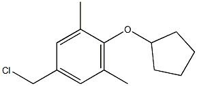  5-(chloromethyl)-2-(cyclopentyloxy)-1,3-dimethylbenzene