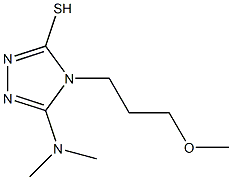 5-(dimethylamino)-4-(3-methoxypropyl)-4H-1,2,4-triazole-3-thiol