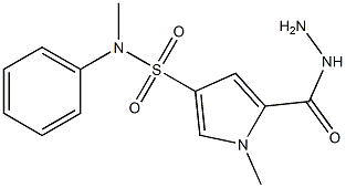  5-(hydrazinocarbonyl)-N,1-dimethyl-N-phenyl-1H-pyrrole-3-sulfonamide