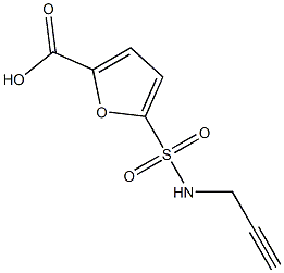 5-(prop-2-yn-1-ylsulfamoyl)furan-2-carboxylic acid|