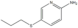 5-(propylsulfanyl)pyridin-2-amine Structure