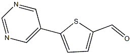 5-(pyrimidin-5-yl)thiophene-2-carbaldehyde Structure