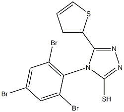  5-(thiophen-2-yl)-4-(2,4,6-tribromophenyl)-4H-1,2,4-triazole-3-thiol