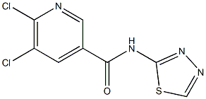 5,6-dichloro-N-(1,3,4-thiadiazol-2-yl)pyridine-3-carboxamide